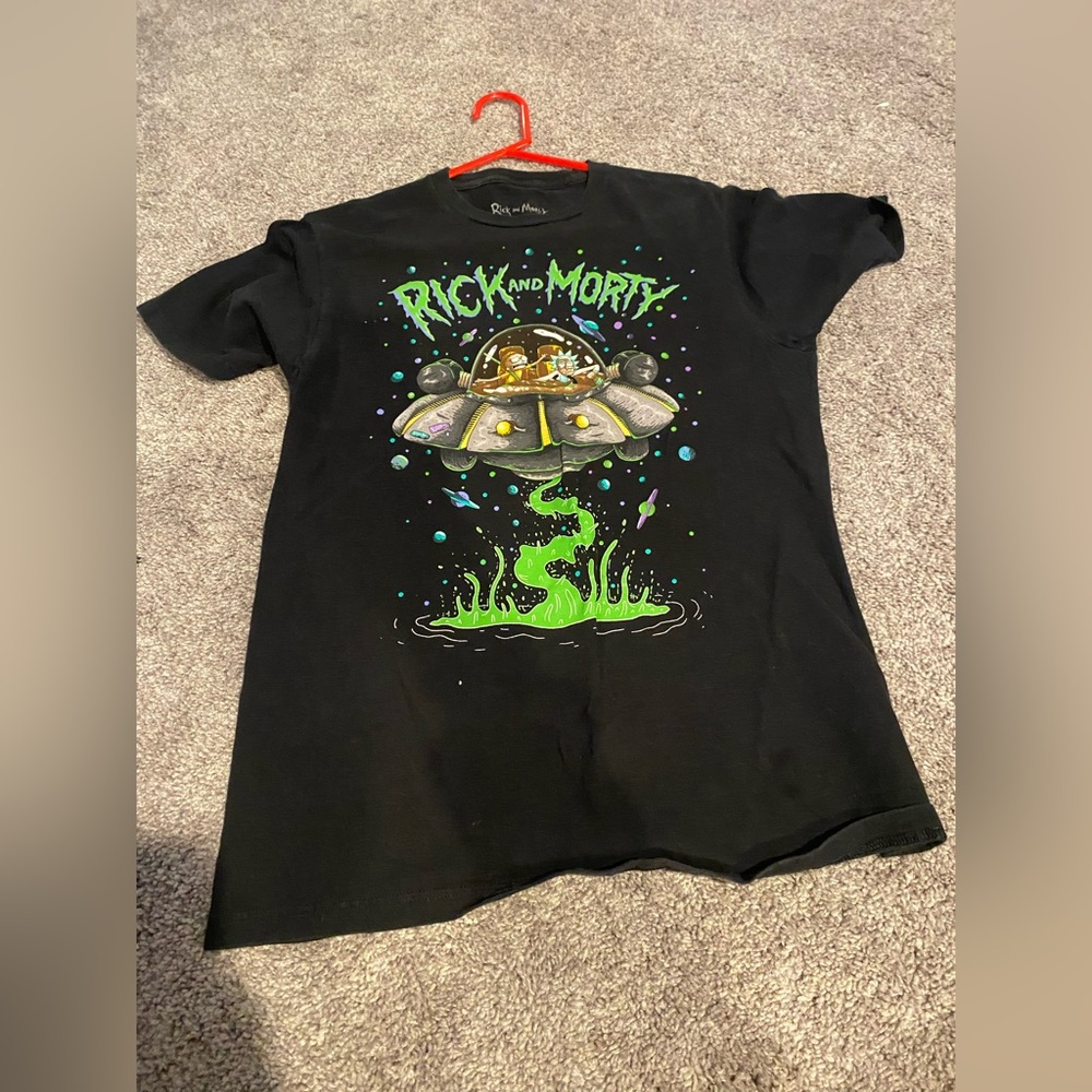 size medium rick and morty t shirt